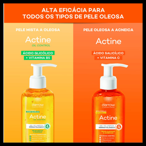 Actine Control Gel Limpeza 140G