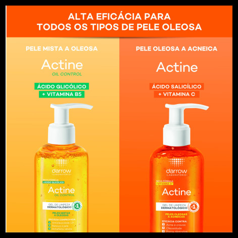 Actine Control Gel Limpeza 140G