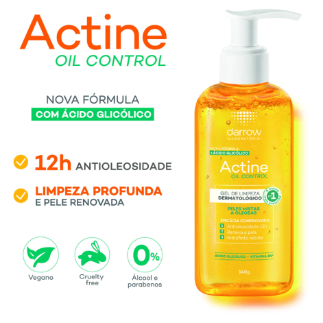 Actine Control Gel Limpeza 400G Actine Control Gel Limpeza 400G
