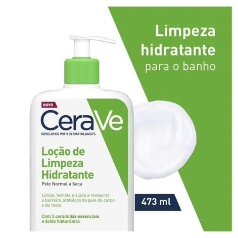 Loção de Limpeza CeraVe Pele Normal a Seca 473ml