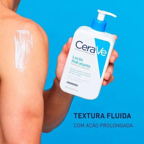 Loção Hidratante Corporal CeraVe Pele Seca e Extra Seca 473ml Loção Hidratante Corporal CeraVe Pele Seca e Extra Seca 473ml