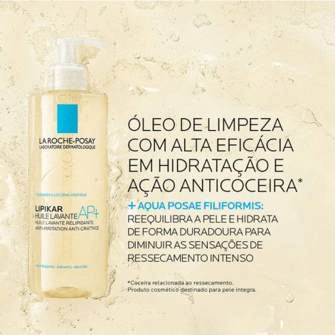 Óleo de Limpeza Lipikar Cleansing Oil AP+ 400ml La Roche-Posay