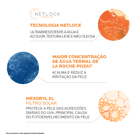 Protetor Solar Facial La Roche-Posay Anthelios Hydraox FPS60 Sem Cor 50ml