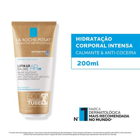 Hidratante Corporal La Roche-Posay Lipikar Baume AP+M 200ml