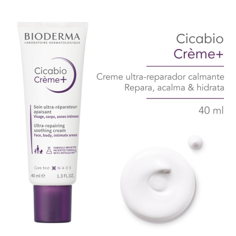 Creme Ultra-reparador Calmante Bioderma Cicabio Crème+ 40ml