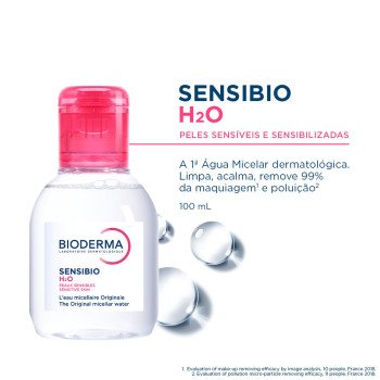 Água Micelar Demaquilante Bioderma Sensibio H2O com 100ml