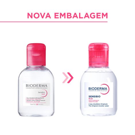 Água Micelar Demaquilante Bioderma Sensibio H2O com 100ml