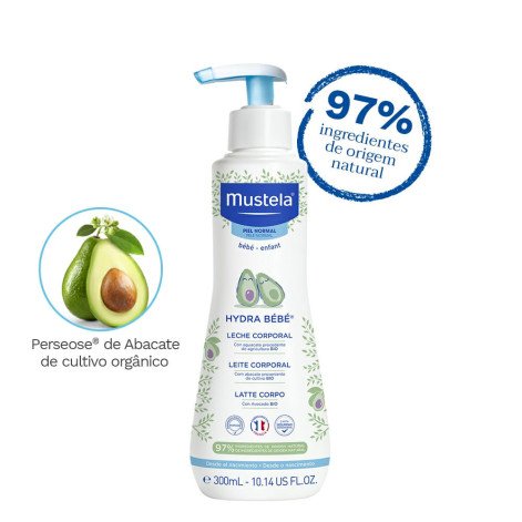 Hidratante Corporal Infantil Mustela Hydra Bebê Com Abacate Orgânico 300ml Hidratante Corporal Infantil Mustela Hydra Bebê Com Abacate Orgânico 300ml