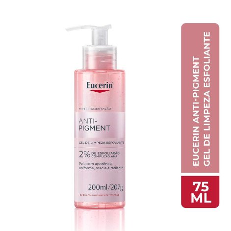 Gel Limpeza Facial e Corporal Esfoliante Eucerin Anti-Pigment 200ml Gel Limpeza Facial e Corporal Esfoliante Eucerin Anti-Pigment 200ml