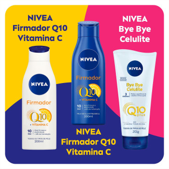 Hidratante Corporal Nivea Firmador Q10 + Vitamina C Todos os Tipos de Pele 200ml
