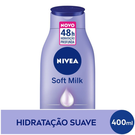 Hidratante Desodorante Nivea Soft Milk Pele Seca com 400ml Hidratante Desodorante Nivea Soft Milk Pele Seca com 400ml