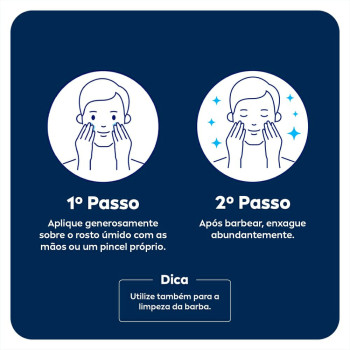 Creme de Barbear Nivea Men Sensitive 2 em 1 com 65g