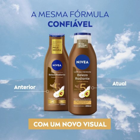 Nivea Hidratante Desodorante Corporal Beleza Radiante Cuidado Intenso 200ml