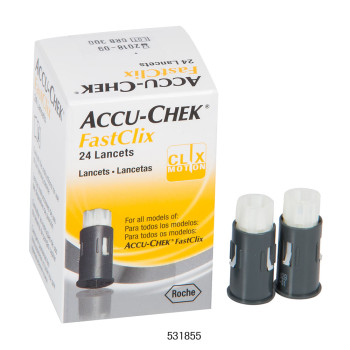 Lancetas Accu-Check FastClick Roche 24 Unidades