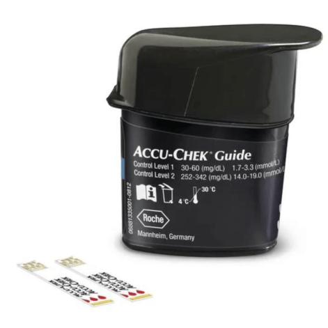 Tiras para Controle de Glicemia Accu-Chek Guide 25 Unidades