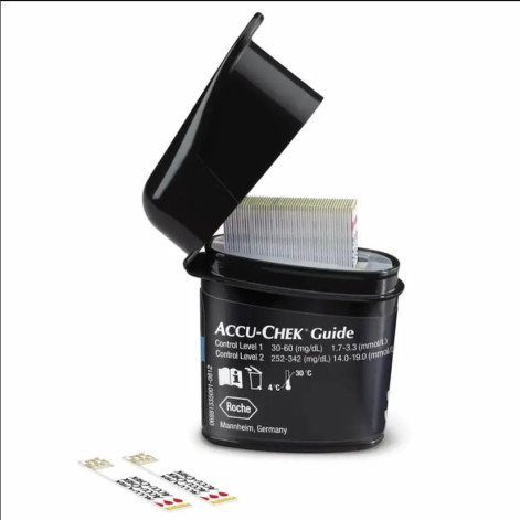 Accu Chek Guide com 50 Tiras Reagentes Roche