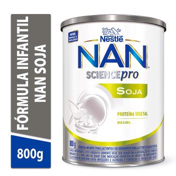 Fórmula Infantil NAN SciencePro Soja Sem Lactose 800g Fórmula Infantil NAN SciencePro Soja Sem Lactose 800g