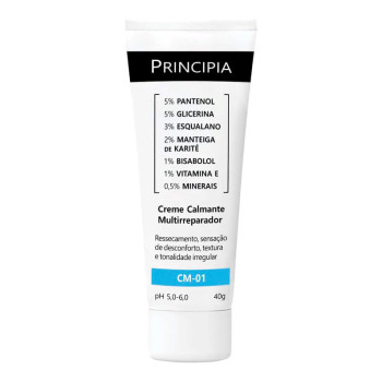 Creme Calmante Multirreparador Principia Skincare CM-01 17,5% Mix de Ativos 40g