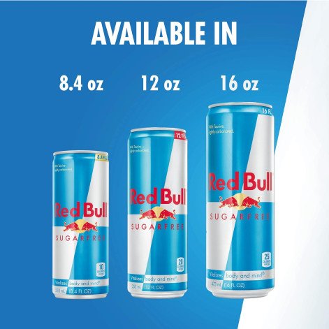 Energético Red Bull Zero Açúcar Sabor Tradicional 250ml