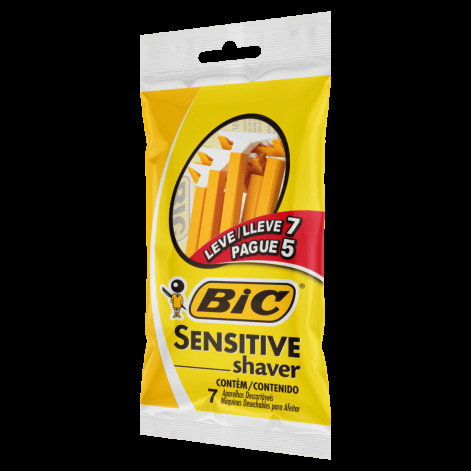 Aparalho de Barbear Bic Sensitive L7P5