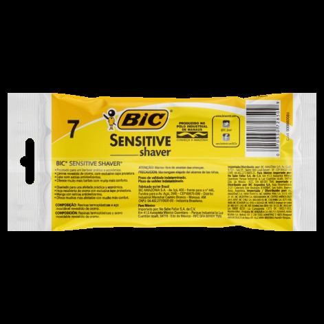 Aparalho de Barbear Bic Sensitive L7P5