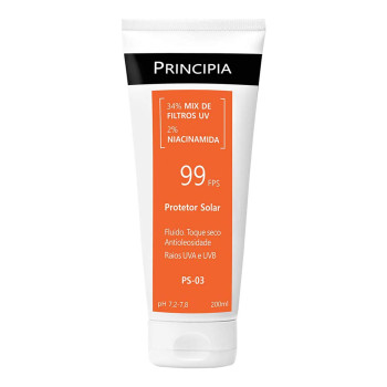 Protetor Solar FPS 99 Principia PS-03 - 200ml Protetor Solar FPS 99 Principia PS-03 - 200ml