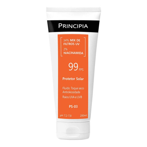 Protetor Solar FPS 99 Principia PS-03 - 200ml Protetor Solar FPS 99 Principia PS-03 - 200ml