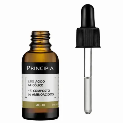 Principia - Sérum Facial 9,8% Ácido Glicólico + 4% Aminoácidos Ag-10 30ml Principia - Sérum Facial 9,8% Ácido Glicólico + 4% Aminoácidos Ag-10 30ml