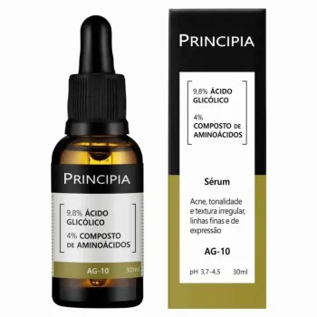 Principia - Sérum Facial 9,8% Ácido Glicólico + 4% Aminoácidos Ag-10 30ml