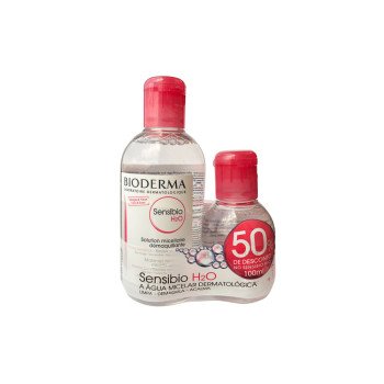 Kit Água Micelar Dermatológica Bioderma Sensibio H2O com 250ml + 100ml Grátis Kit Água Micelar Dermatológica Bioderma Sensibio H2O com 250ml + 100ml Grátis