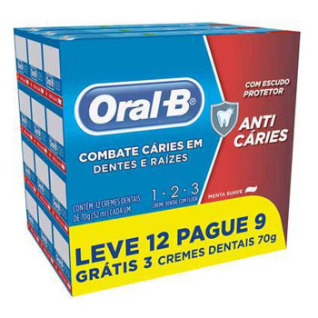 Creme Dental Oral B Ant Care 1.2.3 70G*