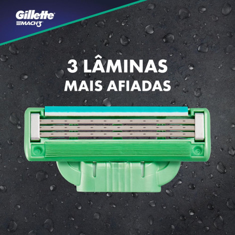 Carga De Aparelho Para Barbear Gillette Mach3 Sensitive Leve 4 Pague 3 Unidades Carga De Aparelho Para Barbear Gillette Mach3 Sensitive Leve 4 Pague 3 Unidades