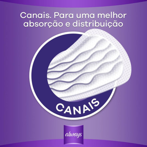 Protetor Diário Always Sem Perfume 40 Unidades Protetor Diário Always Sem Perfume 40 Unidades