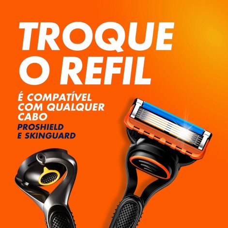 Carga Gillette Fusion 5 Com 4 Unidades Carga Gillette Fusion 5 Com 4 Unidades