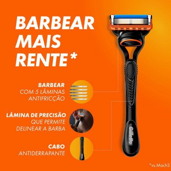 Carga Gillette Fusion 5 Com 4 Unidades