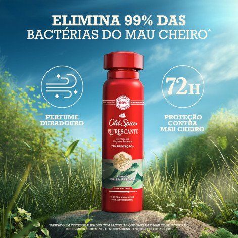 Desodorante Antitranspirante Old Spice Aerossol Refrescante 150ml Desodorante Antitranspirante Old Spice Aerossol Refrescante 150ml