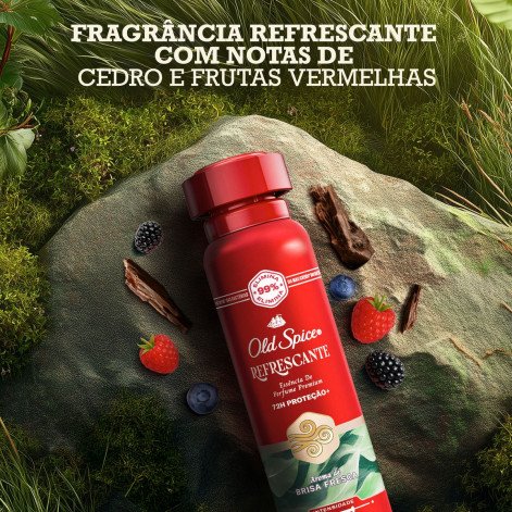 Desodorante Antitranspirante Old Spice Aerossol Refrescante 150ml Desodorante Antitranspirante Old Spice Aerossol Refrescante 150ml