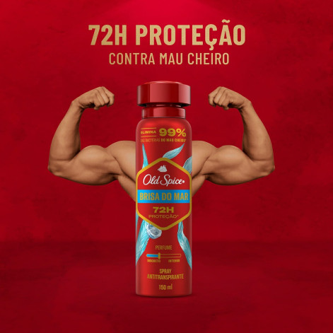 Desodorante Antitranspirante Spray Old Spice Brisa do Mar 150ml Desodorante Antitranspirante Spray Old Spice Brisa do Mar 150ml