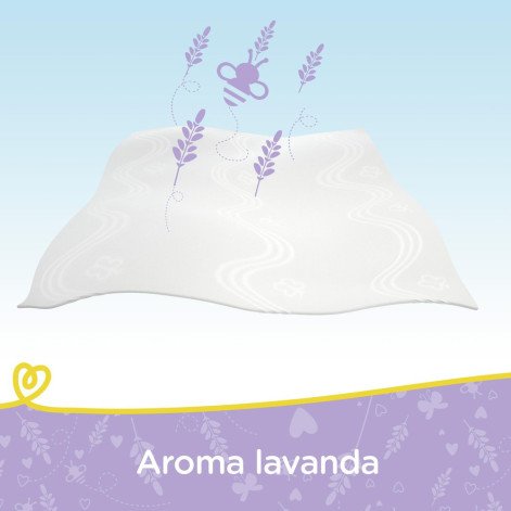 Lenço Umedecido Pampers Aroma de Lavanda 48 unidades