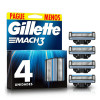 Carga Para Aparelho De Barbear Gillette Mach3 4 unidades Carga Para Aparelho De Barbear Gillette Mach3 4 unidades