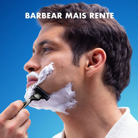 Carga Para Aparelho De Barbear Gillette Mach3 4 unidades Carga Para Aparelho De Barbear Gillette Mach3 4 unidades