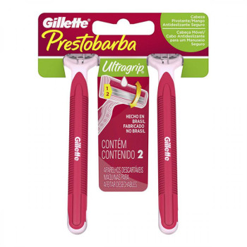 Aparalho de Barbear Gillette Presto2 Movel Fem 2Un