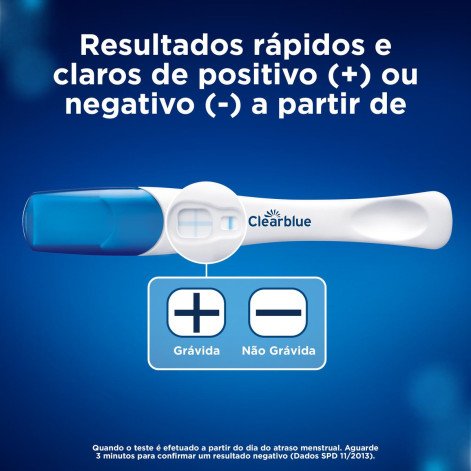 Teste De Gravidez Clearblue 1 Minuto 1 Unidade