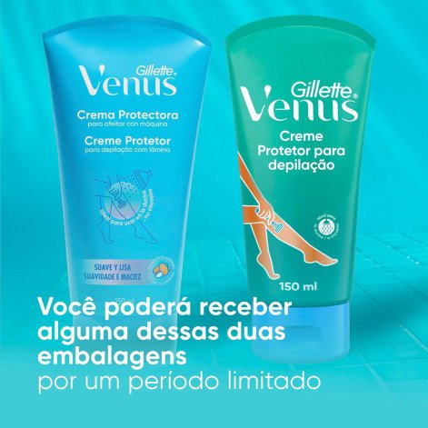 Creme para Depilação Gillette Venus com Óleo de Amêndoas 150mL Creme para Depilação Gillette Venus com Óleo de Amêndoas 150mL