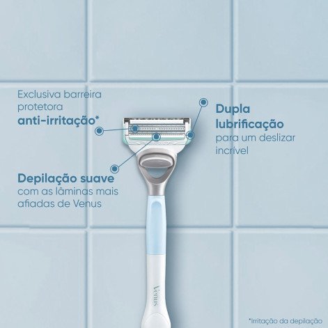 Carga para Aparelho de Depilação Gillette Venus para Área Íntima 2 Unidades Carga para Aparelho de Depilação Gillette Venus para Área Íntima 2 Unidades
