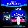 Absorvente Always Noite Ultra Suave com Abas Fluxo Muito Intenso 26 Unidades Absorvente Always Noite Ultra Suave com Abas Fluxo Muito Intenso 26 Unidades