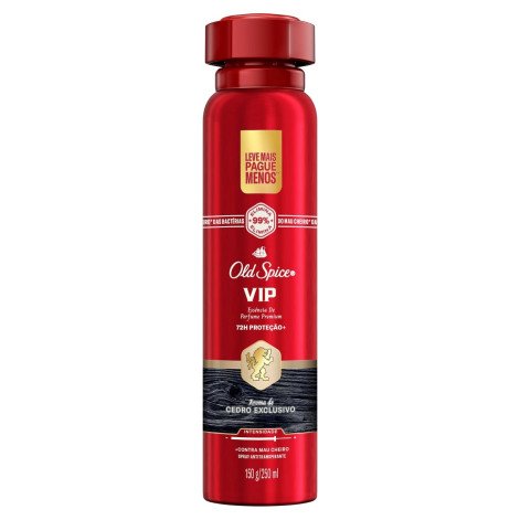 Desodorante Antitranspirante Old Spice Aerossol  VIP 250ml
