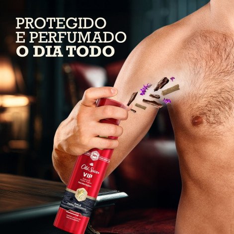 Desodorante Antitranspirante Old Spice Aerossol  VIP 250ml