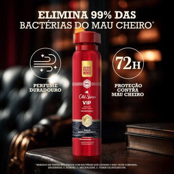 Desodorante Antitranspirante Old Spice Aerossol  VIP 250ml