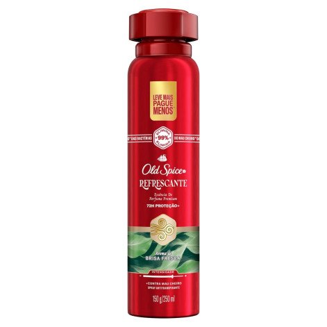 Desodorante Antitranspirante Old Spice Aerossol Refrescante 250ml Desodorante Antitranspirante Old Spice Aerossol Refrescante 250ml